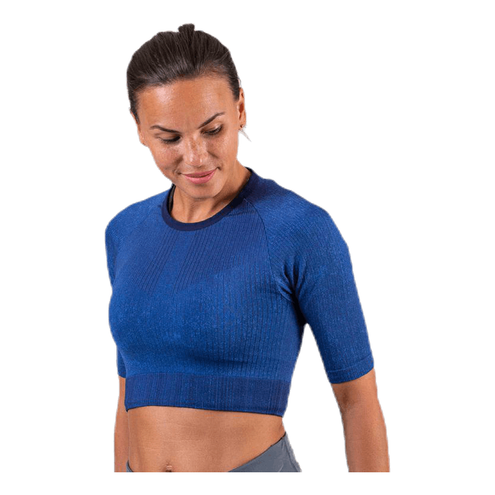 City Ready Knit Top Blue