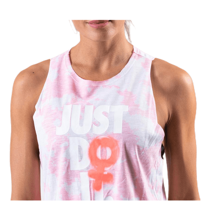 Rebel Sleeveless Top Pink/Patterned