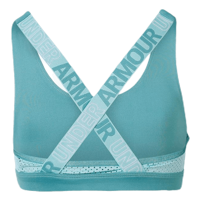 Armour HeatGear Graphic Bra Youth Blue