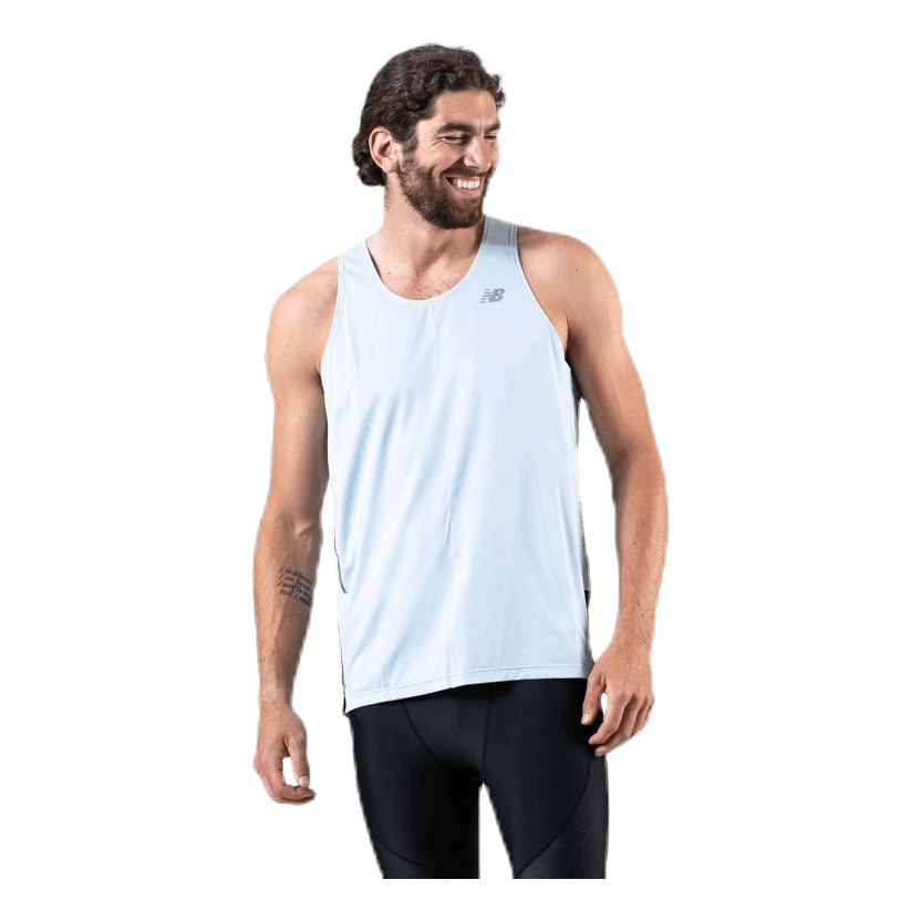 New Balance Ice 2.0 Singlet Blue Sportamore