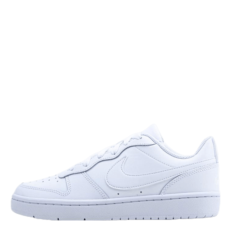 Court Borough Low 2 Big Kids' Shoes WHITE/WHITE-WHITE