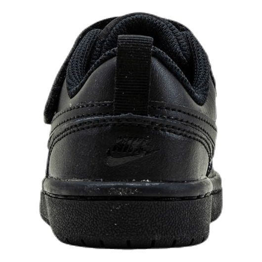 Court Borough Low 2 Little Kids' Shoes BLACK/BLACK-BLACK