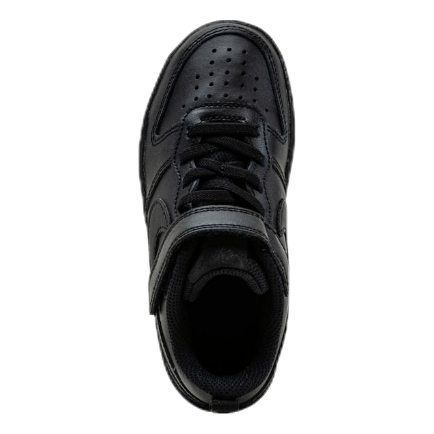 Court Borough Low 2 Little Kids' Shoes BLACK/BLACK-BLACK