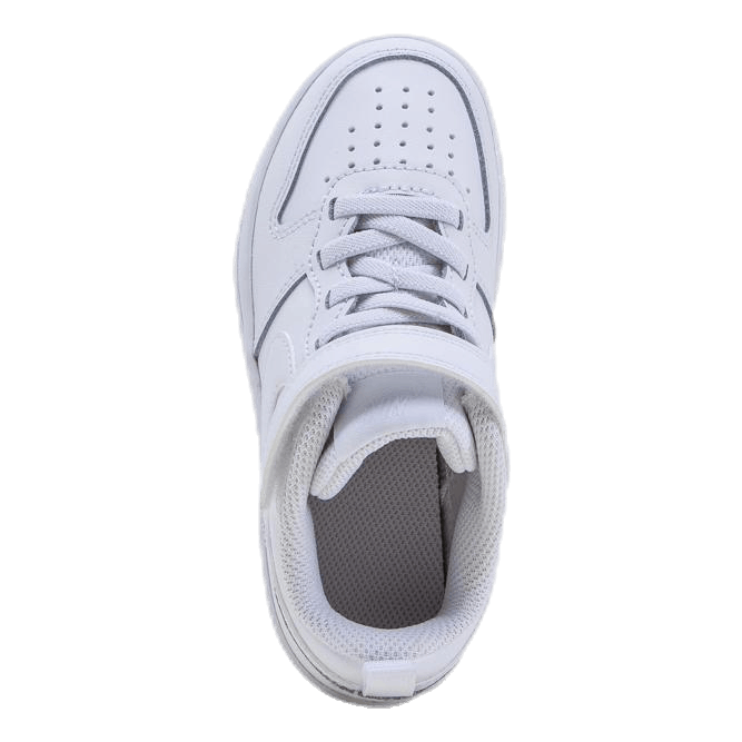 Court Borough Low 2 Little Kids' Shoes WHITE/WHITE-WHITE