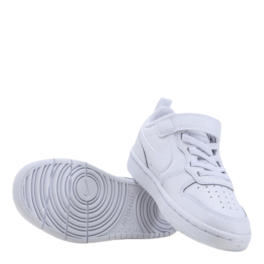 Court Borough Low 2 Little Kids' Shoes WHITE/WHITE-WHITE