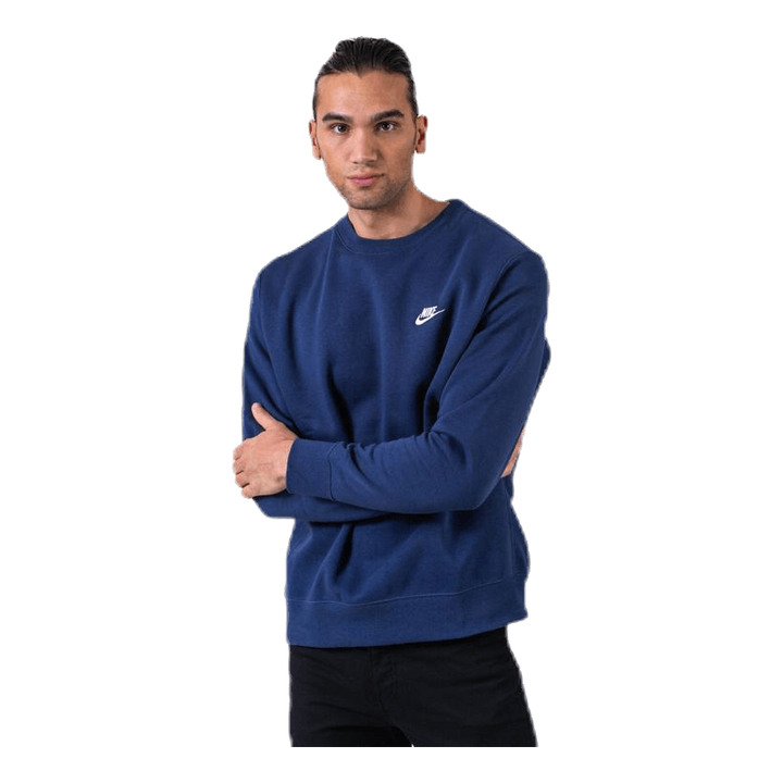 Sportswear Club Fleece Crew MIDNIGHT NAVY/WHITE