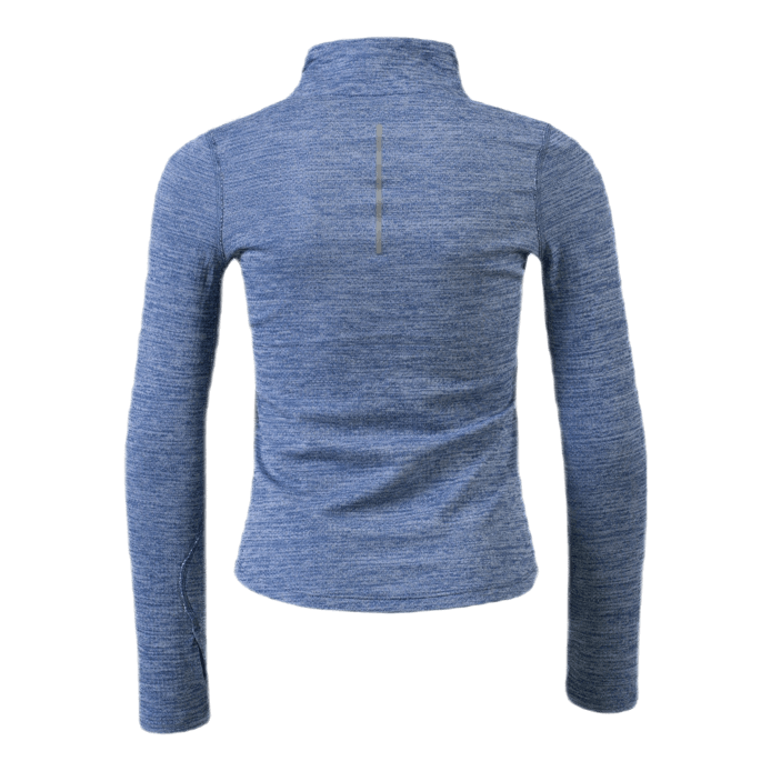 Long-Sleeve Half-Zip Run Blue