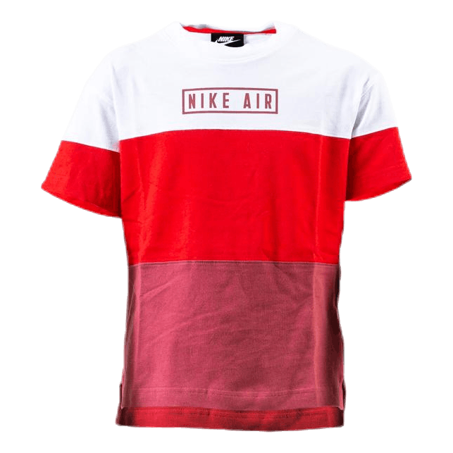 Boys Air Top SS White/Red