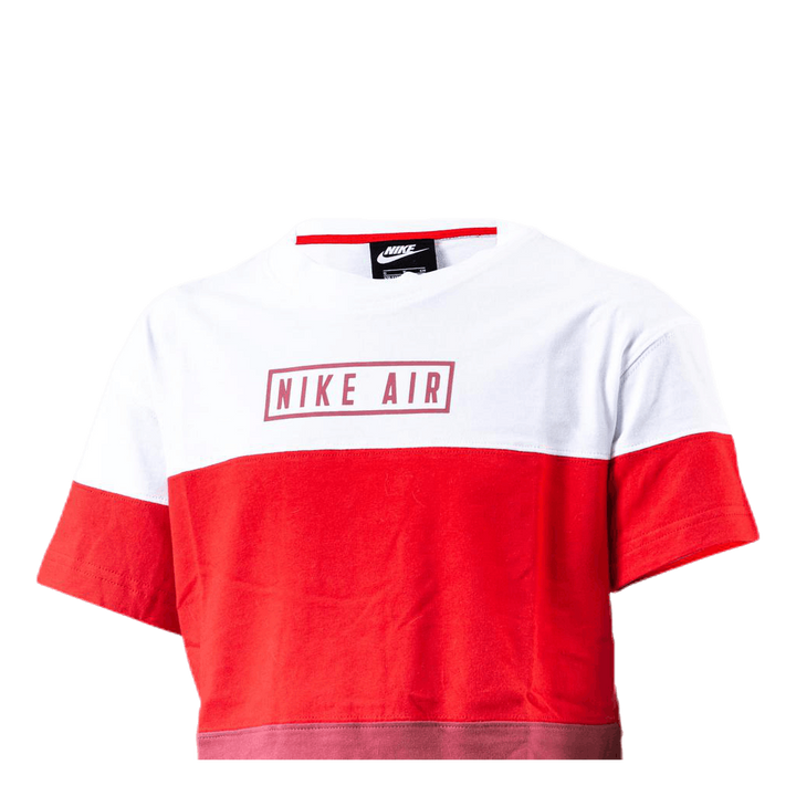 Boys Air Top SS White/Red