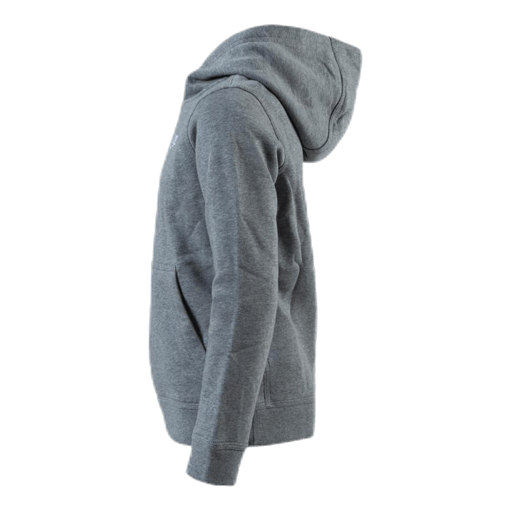 Sportswear Club Big Kids' Pullover Hoodie CARBON HEATHER/WHITE