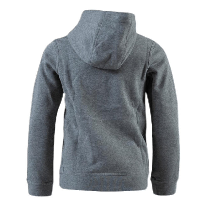 Sportswear Club Big Kids' Pullover Hoodie CARBON HEATHER/WHITE