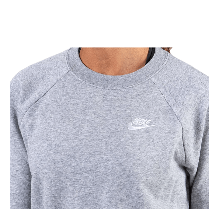 Nsw Essential Crew Flc White/Grey
