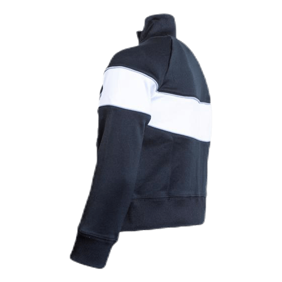 Girls Heritage Front Zip White/Black