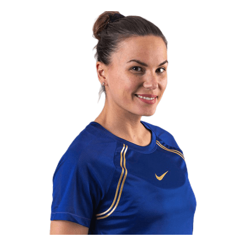 SS Glam Top Blue/Gold