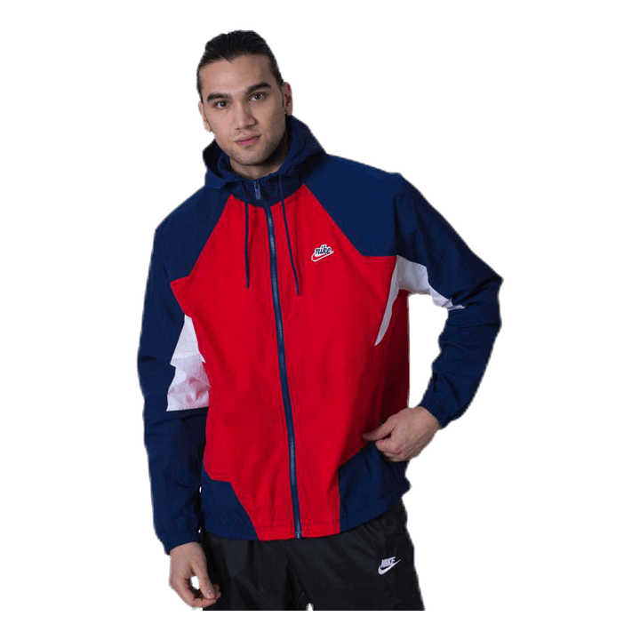Nsw Wr Jacket Woven Signature Blue/Red