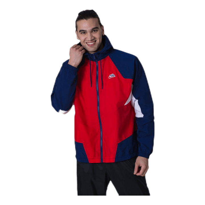 Nsw Wr Jacket Woven Signature Blue/Red