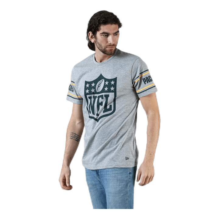 Badge Tee Green/Grey