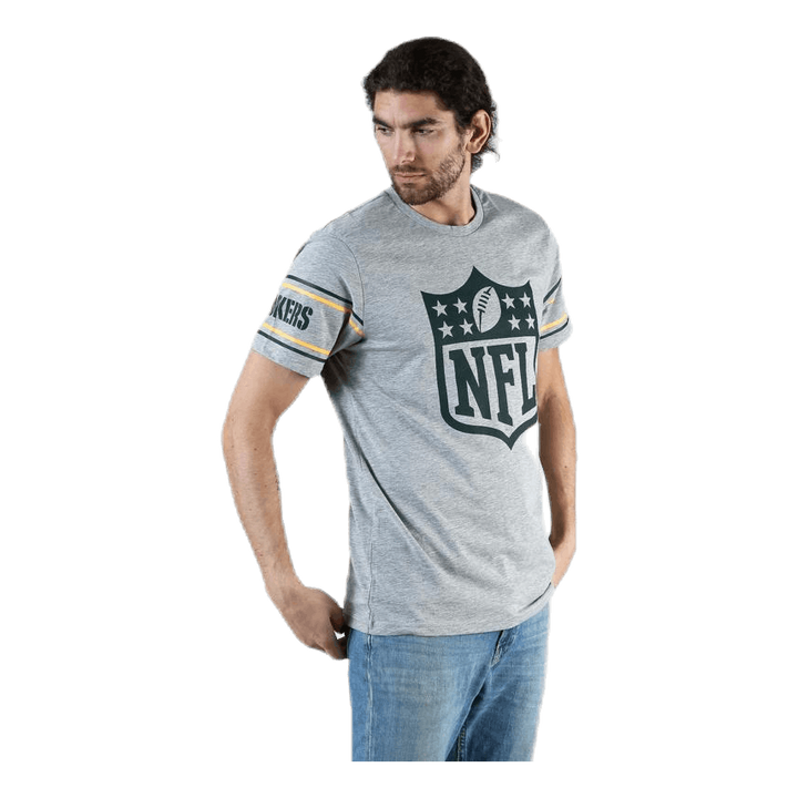 Badge Tee Green/Grey