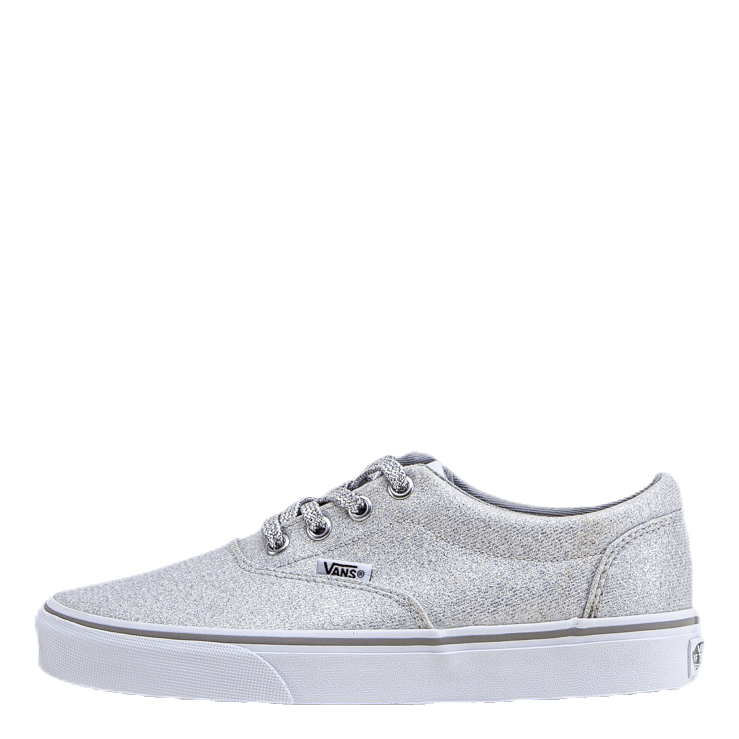 Vans best sale silver glitter