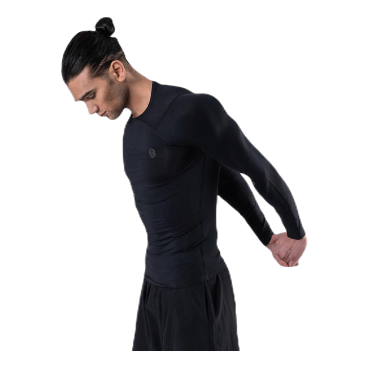 Ua Hg Rush Compression Ls Black