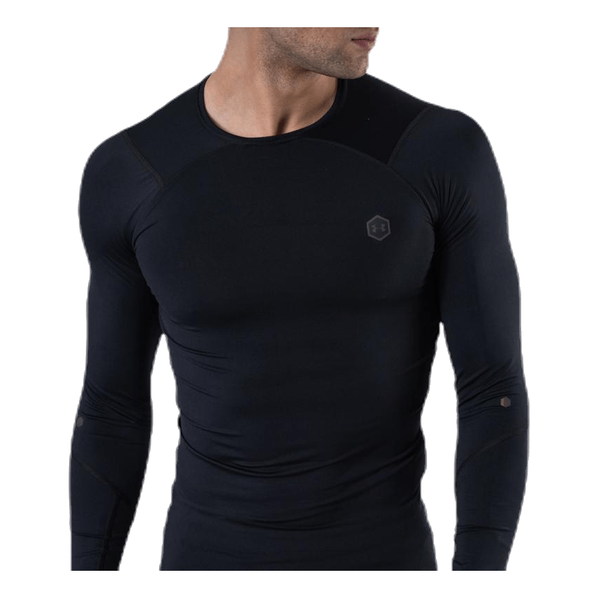 Ua Hg Rush Compression Ls Black
