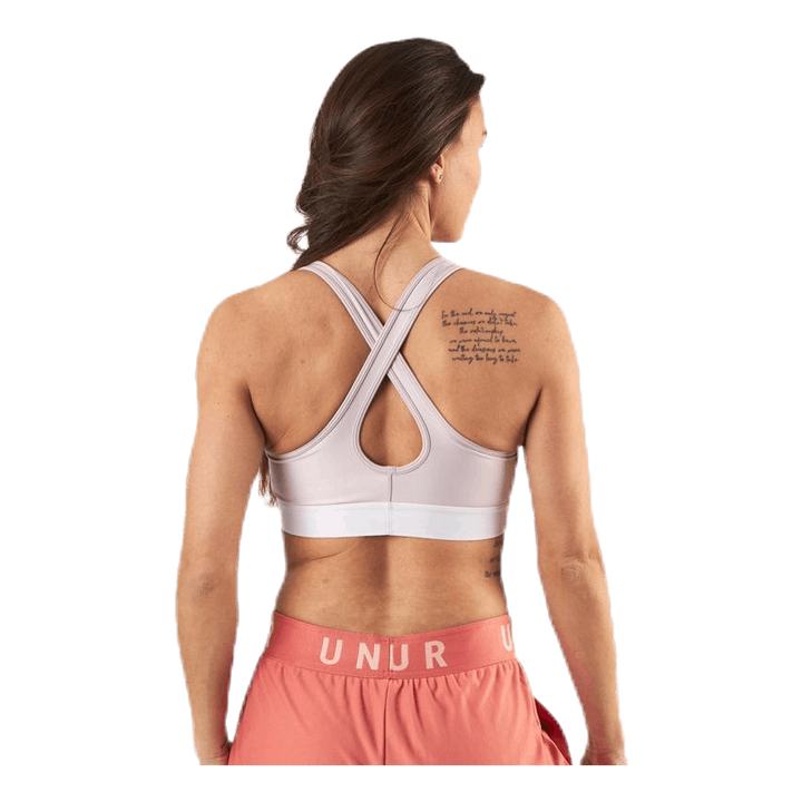 Armour Mid Crossback Bra Pink