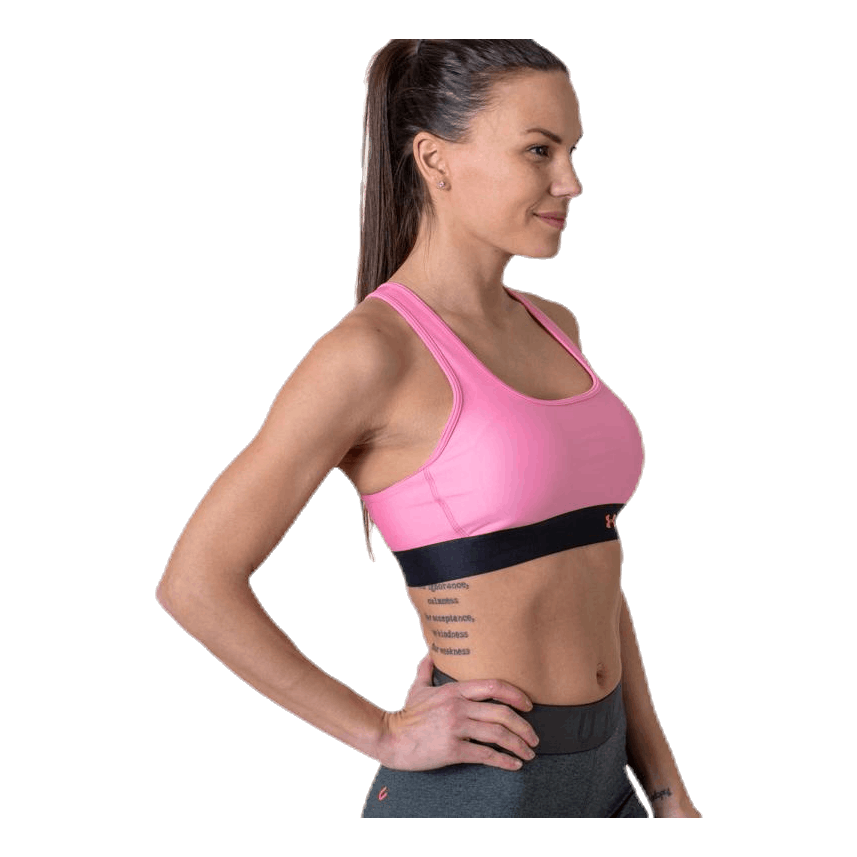 Armour Mid Crossback Bra Pink