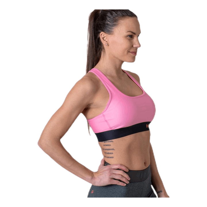 Armour Mid Crossback Bra Pink