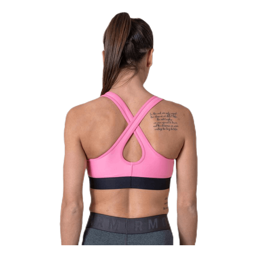 Armour Mid Crossback Bra Pink