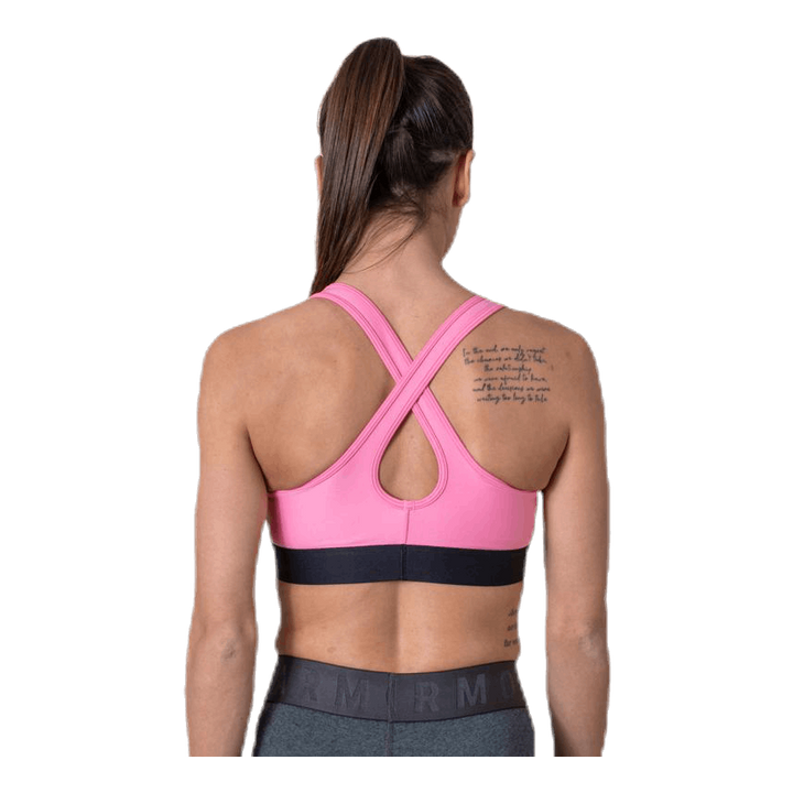 Armour Mid Crossback Bra Pink