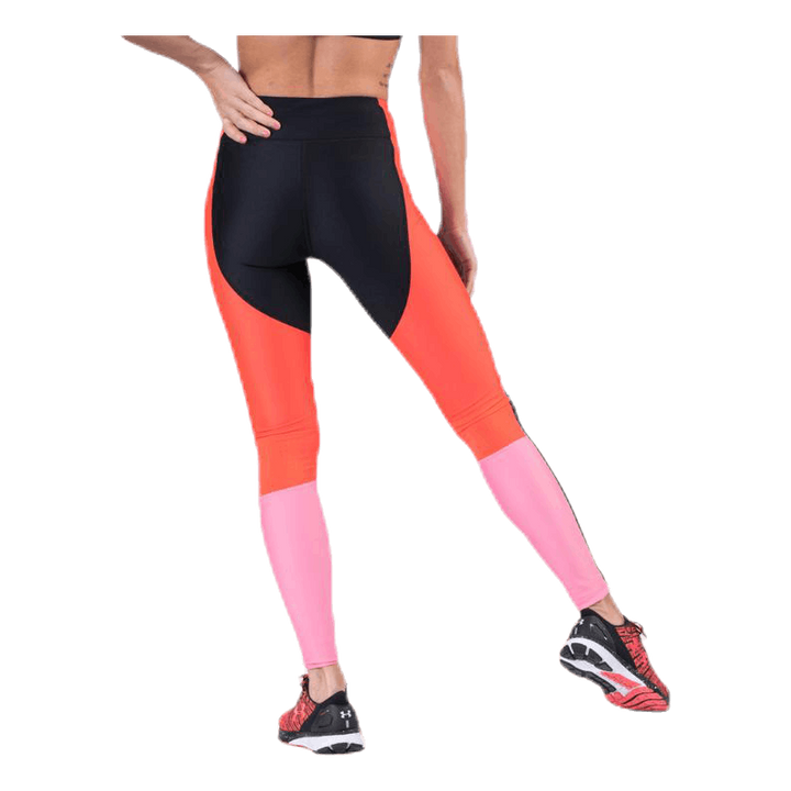 UA HG Armour Perforation Inset Leggings Black