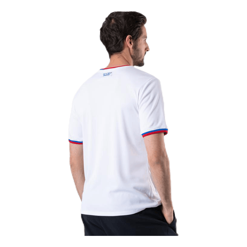 X Psg Wordmark Tee White/Hyper Cobalt