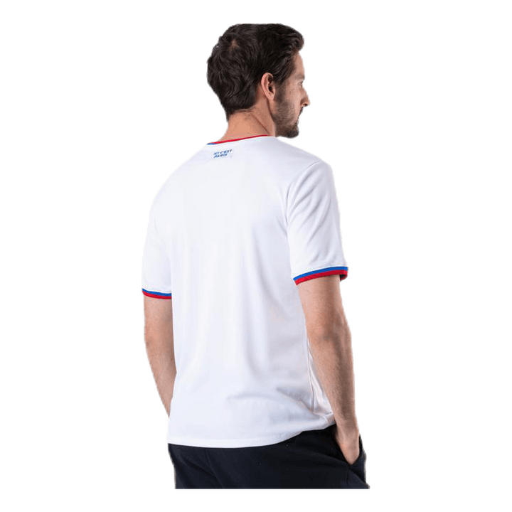 X Psg Wordmark Tee White/Hyper Cobalt