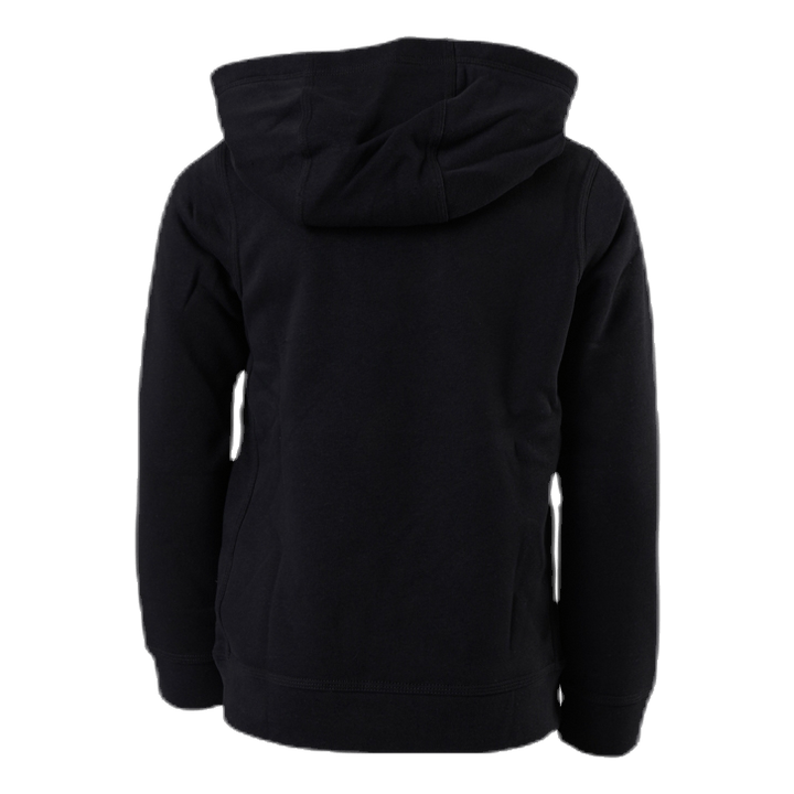 Sportswear Club Fleece Big Kids’ Pullover Hoodie BLACK/LT SMOKE GREY