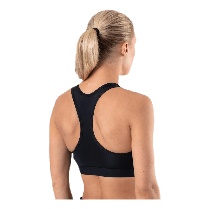 Dri-FIT Swoosh Women's Medium-Support Non-Padded Sports Bra BLACK/BLACK/WHITE