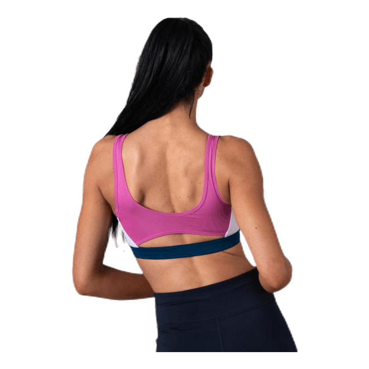 Medium Pad Icon Clash Bra Pink/Blue