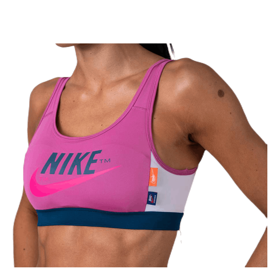 Medium Pad Icon Clash Bra Pink/Blue