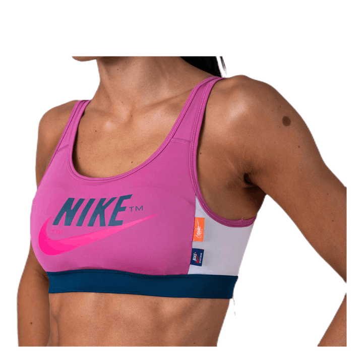 Medium Pad Icon Clash Bra Pink/Blue