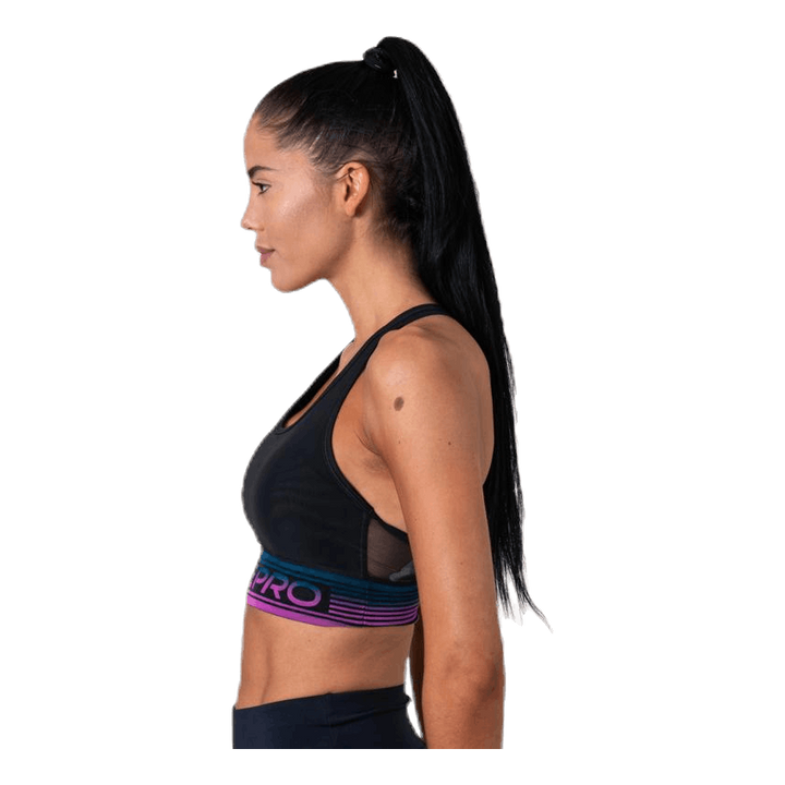 Pro Medium Pad Mesh Bra Black