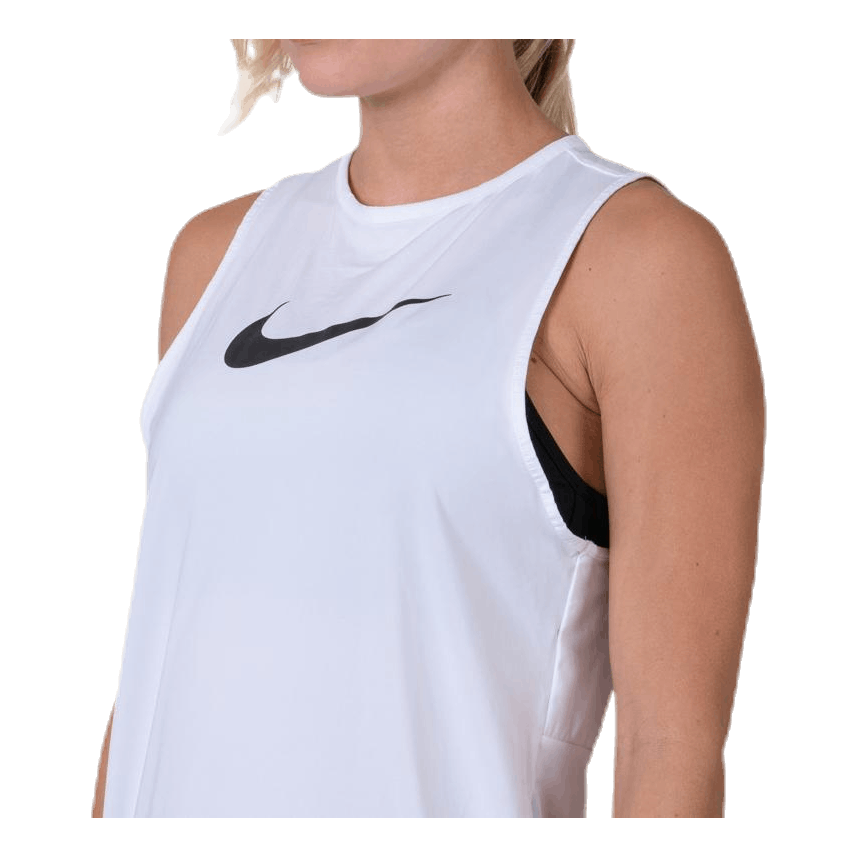 Essential Swoosh Tank White/Black