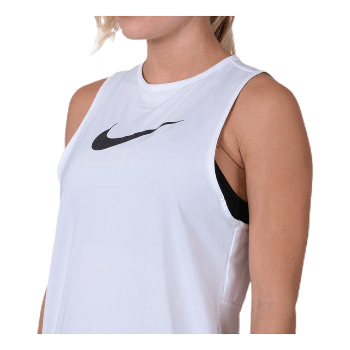 Essential Swoosh Tank White/Black