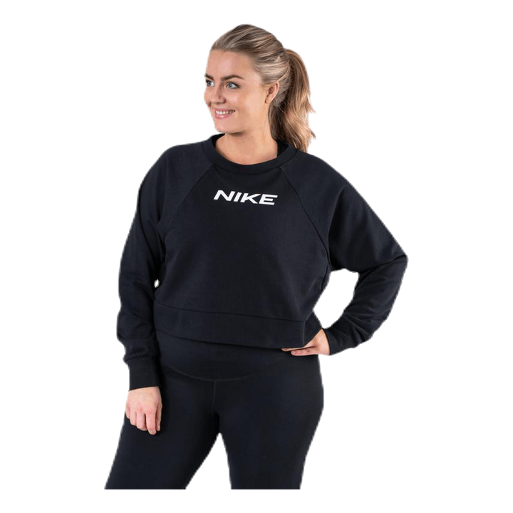 Essential Fleece Crew Plus White/Black