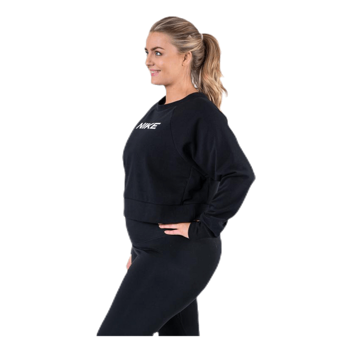 Essential Fleece Crew Plus White/Black
