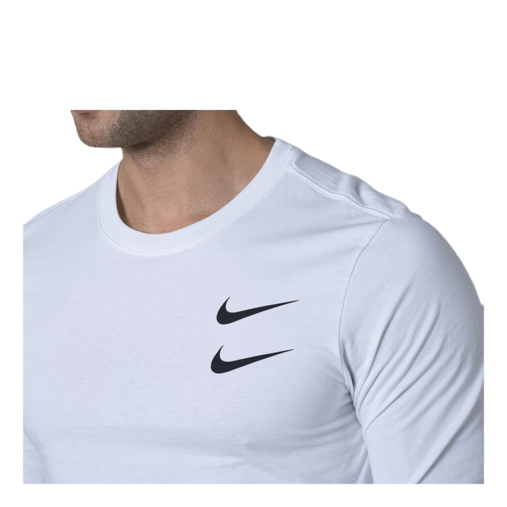 Swoosh Ls Tee White