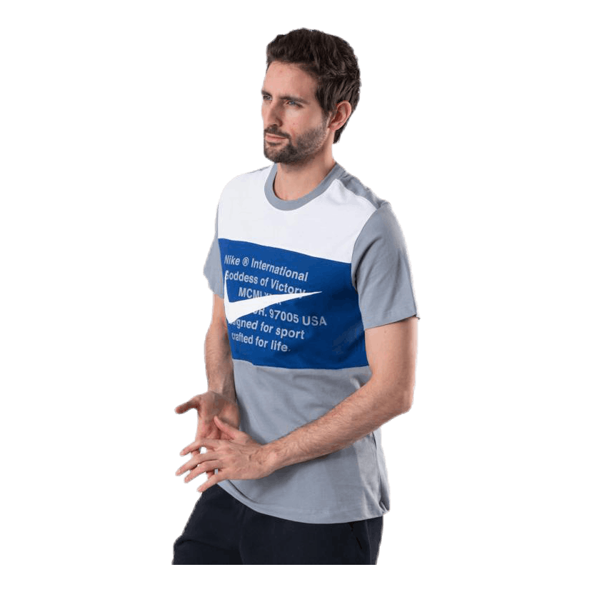 Nsw Swoosh Tee Ss Blue/Grey