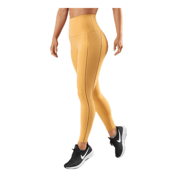 Yoga Luxe Rib 7/8 Tight Yellow