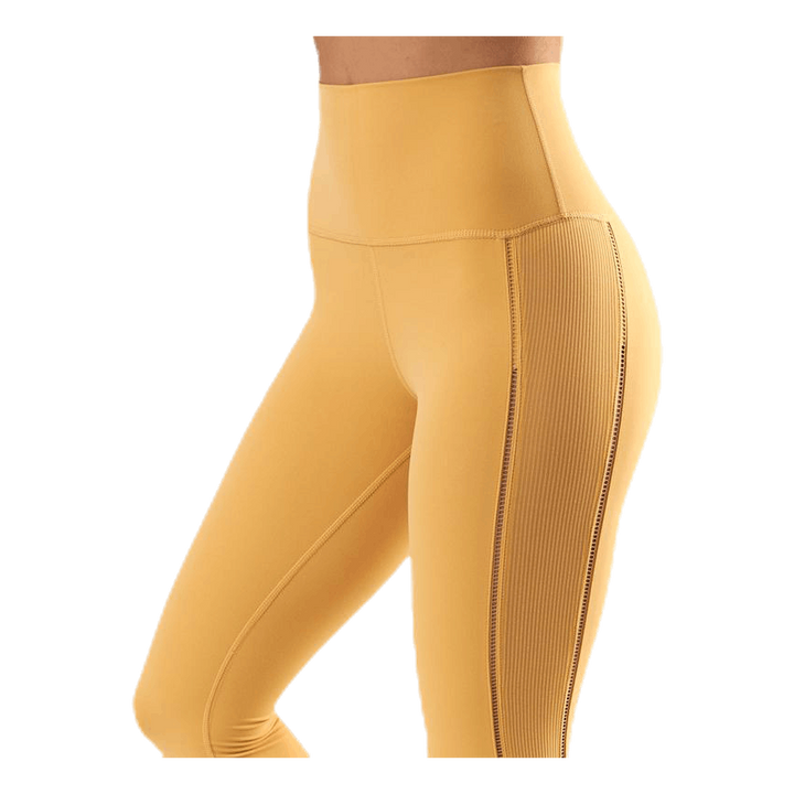 Yoga Luxe Rib 7/8 Tight Yellow