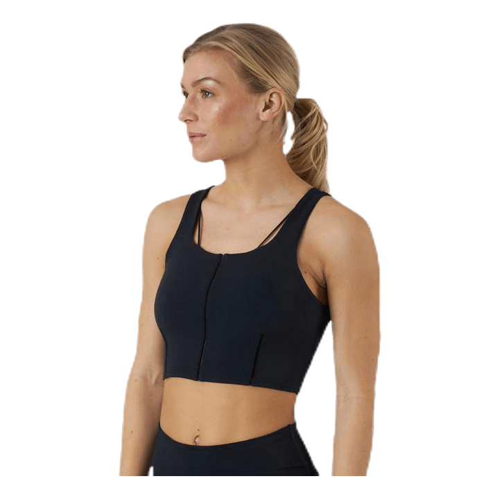 Yoga Luxe Crop Tank Black