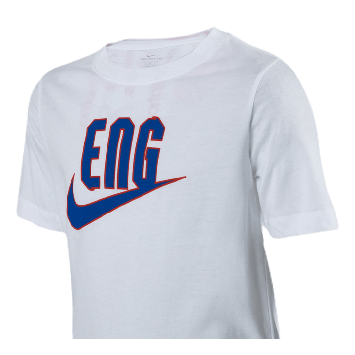 England Tee TR Ground Junior White