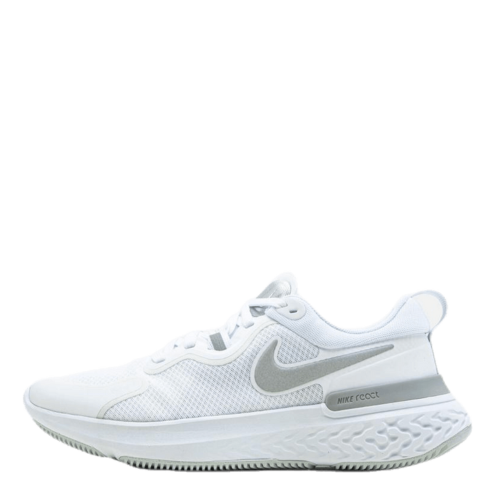 React Miler White/Silver